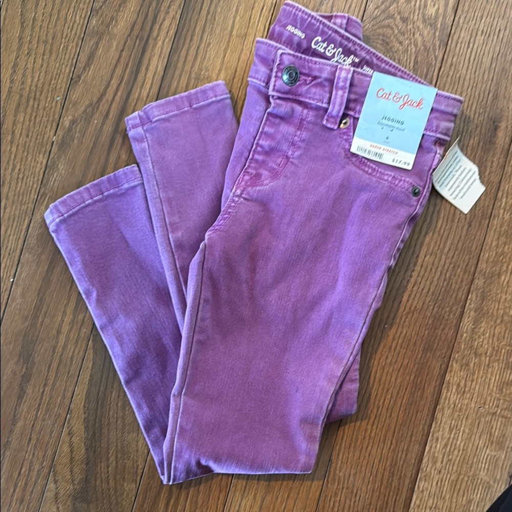 Cat & Jack Girl’s Purple Jeggings
